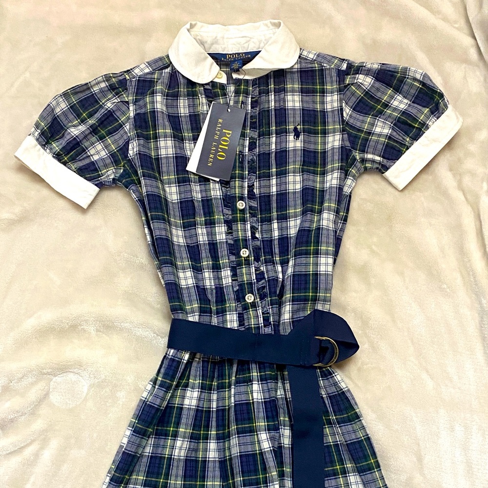 Girls Polo dress New -tags on size 5